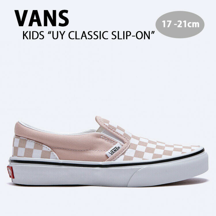VANS バンズ スニーカー UY CLASSIC SLIP-ON PINK VN0005WWBQL オールドスクール ピンク KIDS キッズ ..