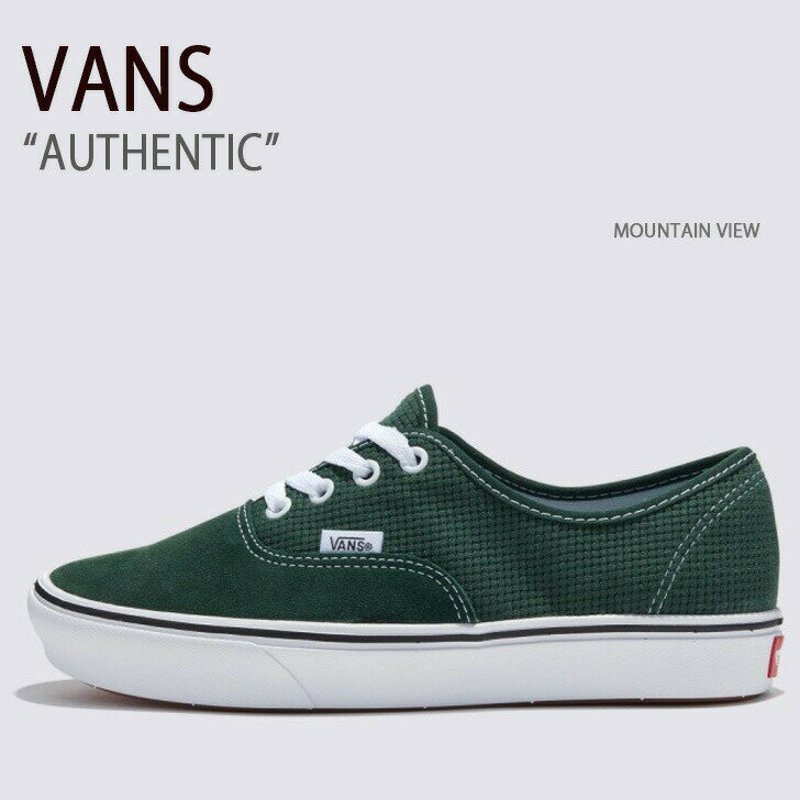 VANS バンズ スニーカー AUTHENTIC MOUNTAIN VIEW VN0A4BVVBD6 グリーン メンズ レディース 男性用 女性用【中古】未使用品