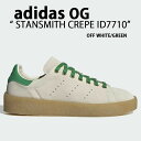 adidas Originals AfB_X IWiX Xj[J[ STAN SMITH CREPE ID7710 YUKARI OTA BEIGE GREEN X^X~X N[v XEF[hV[Y K\[ Y fB[XyÁzgpi