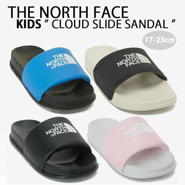 楽天セレクトショップ a-cloTHE NORTH FACE ノースフェイス キッズ サンダル KID CLOUD SLIDE スライドサンダル シャワーサンダル BLACK BLUE PINK 柔らか クッション ブラック ブルー ピンク キッズ用 子供用 NS96P08A/B/C NS96P12T/S【中古】未使用品