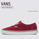 VANS oY Xj[J[ AUTHENTIC CORDUROY RUMBA RED VN0009PV9D0 I[ZeBbN R[fCobh Y fB[X jp pyÁzgpi