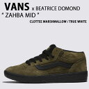 VANS バンズ スニーカー BEATRICE DOMOND ZAHBA MID VN000CBSDOL ベアトリーチェ ドモンド ザバミッド オリーブ ブラック メンズ レディース 男性用 女性用未使用品