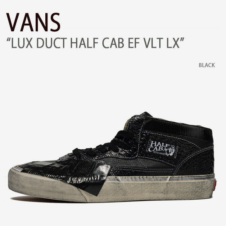 VANS バンズ スニーカー LUX DUCT HALF CAB EF VLT LX BLACK VN0A5HZVBLA ハーフキャブ ブラック メンズ レディース 男性用 女性用【中古】未使用品のサムネイル