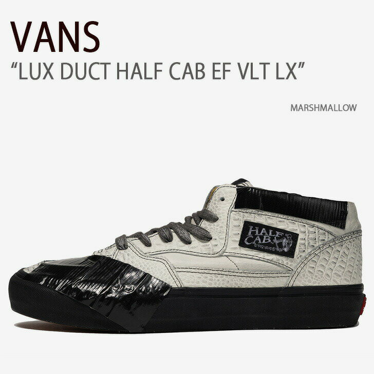 VANS バンズ スニーカー LUX DUCT HALF CAB EF VLT LX MARSHMALLOW VN0A5HZVFS8 ハーフキャブ マシュマロ メンズ レディース 男性用 女性用【中古】未使用品のサムネイル