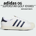 adidas Originals アディダス スニーカー SUPERSTAR GOLF ID5003 WHITE NAVY スーパースター ゴルフ ゴルフシュー...