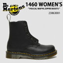 Dr.Martens ドクターマーチン 8ホールブーツ レザー 1460 WOMEN'S PASCAL NAPPA ZIPPER BOOTS 23863001 ...