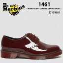 Dr.Martens ドクターマーチン レザーシューズ 1461 MONO PATENT LEATHER OXFORD SHOES RED LUCIDO+PATENT LAMPER 27138601 3EYE 3ホール シューズ レッド メンズ レディース 男性用 女性用 男女兼用【中古】未使用品