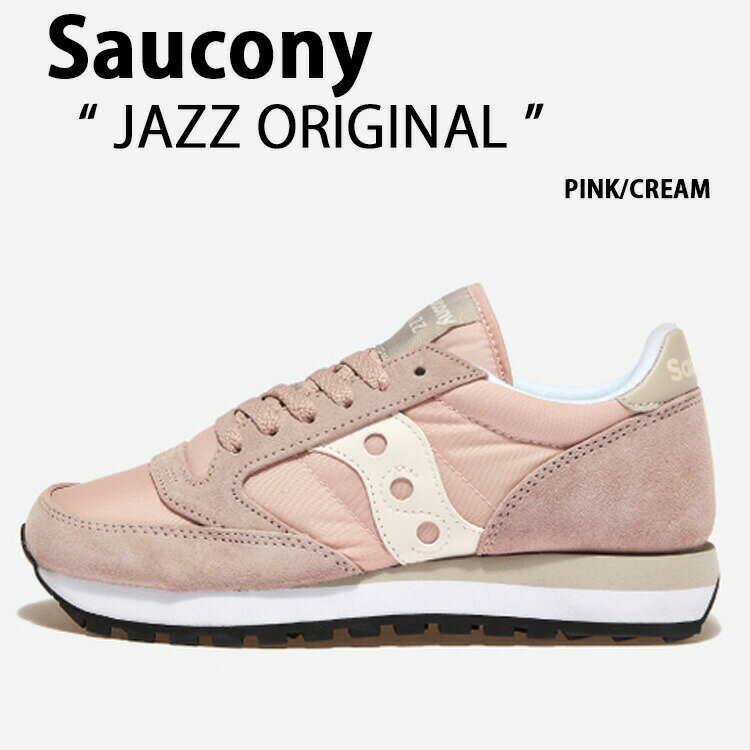 Saucony サッカニー スニーカー JAZZ ORIGINAL PINK CREAM S1044-680 シューズ ジャズオリジナル ピンク クリーム レディース 女性用【中古】未使用品