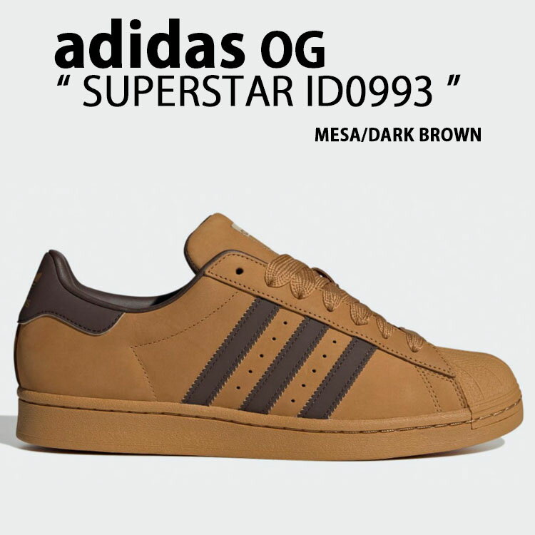 adidas originals アディダス スニーカー SUPERSTAR ID0993 MESA BROWN シューズ スーパースター レザー 本革 ヌバックレザー ブラウン..