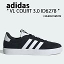 adidas アディダス スニーカー VL COURT 3.0 ID6278 VLコート3.0 CORE BLACK CLOUD WHITE シューズ コアブラ...