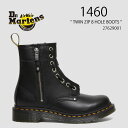 Dr.Martens ドクターマーチン 8ホール ブーツ 1460 TWIN ZIP 8 HOLE BOOTS 27629001 BLACK ブラック レディー...