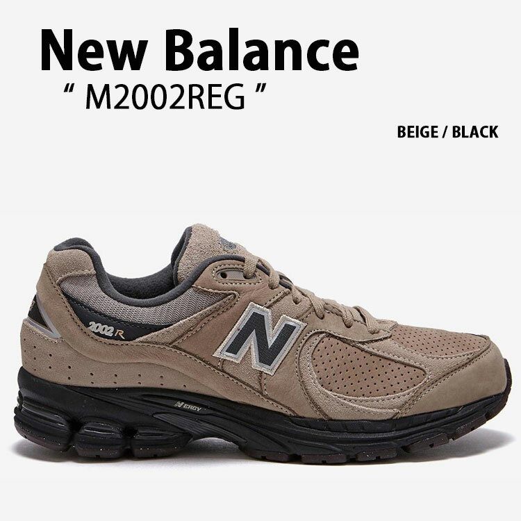 New Balance j[oX Xj[J[ M2002REG BEIGE BLACK x[W ubN V[Y U[ {v Y fB[X jp pyÁzgpi