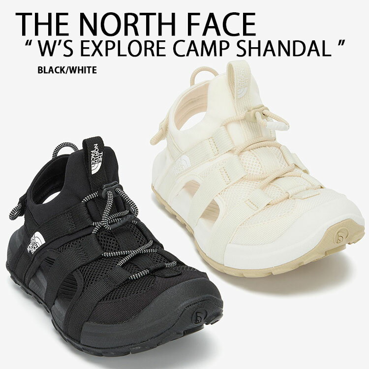 THE NORTH FACE Ρե ǥ   W EXPLORE CAMP SHANDAL ݡĥ ݥ BLACK WHITE 塼 ȥɥ  ֥å ۥ磻 NS98Q11K/Jš̤