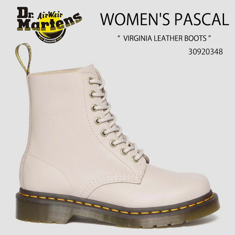 Dr.Martens ドクターマーチン 8ホールブーツ レザー 1460 WOMEN'S PASCAL VIRGINIA LEATHER BOOTS 30920348 VINTAGE TAUPE Virginia パスカル ヴァージニアレザー シューズ レディース 女性用未使用品