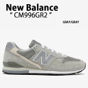 New Balance ニューバランス スニーカー CM996GR2 GRAY シューズ NewBalance996 ニューバランス996 本革 グレー スエード メンズ レディース【中古】未使用品