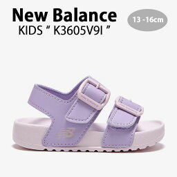 New Balance ニューバランス キッズ サンダル NewBalance 3605 VIOLET キッズシューズ バイオレット パープル ベルクロ K3605V9I ベビー用 キッズ用 ジュニア用 子供用【中古】未使用品