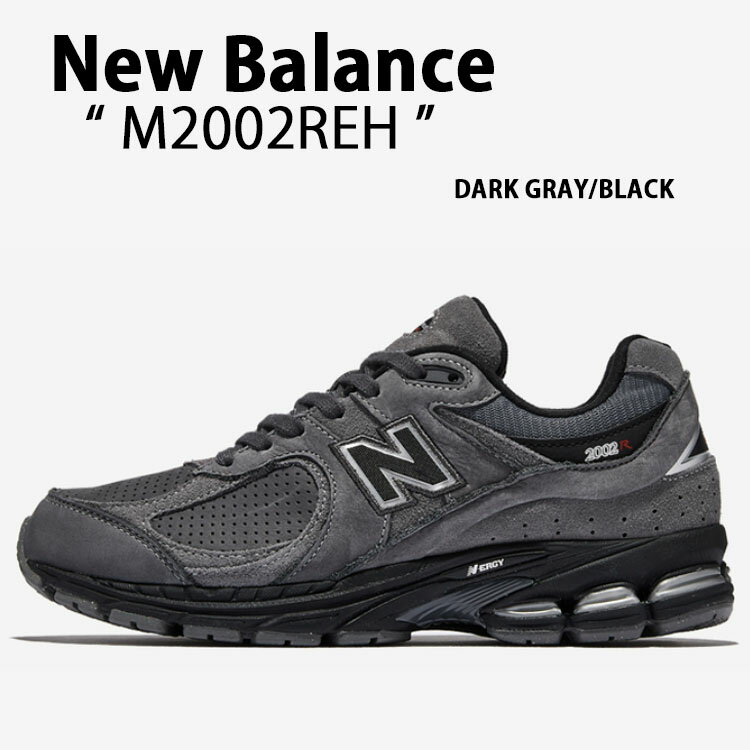New Balance ニューバランス スニーカー M2002REH DARKGRAY BLACK シューズ M2002R EH NewBalanceM2002 ニューバランスM2002 本革 スエード ダークグレー ブラック メンズ【中古】未使用品のサムネイル