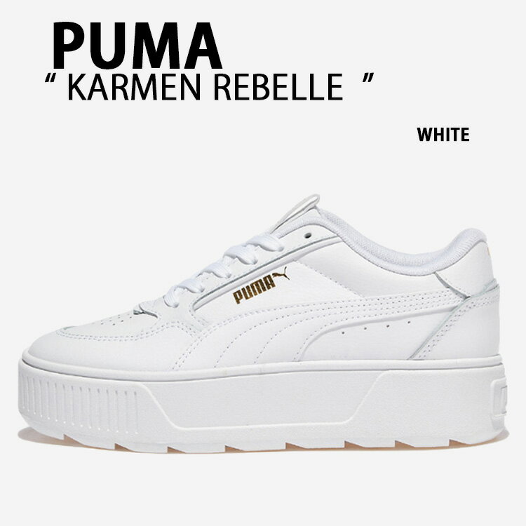 PUMA プーマ スニーカー KARMEN REBELLE WHITE カルメンリベル シューズ メンズ レディース 男性用 女性用 PKI38721201【中古】未使用品