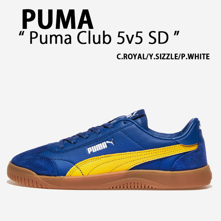 PUMA プーマ スニーカーPuma Club 5v5 SD CLYDE ROYAL YELLOW SIZZLE PUMA WHITE PKI39510405 クライドロイヤル イエローシズル プーマホワイト【中古】未使用品