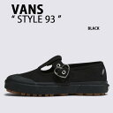 VANS バンズ スニーカー STYLE 93 BLACK スタイル93 ブラック ヴァンズ シューズ レディース VN0A3XTJBKA【中古】未使用品