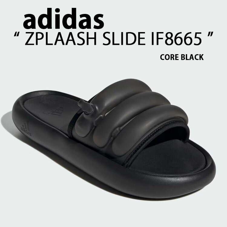 adidas AfB_X T_ ZPLAASH SLIDE SANDAL IF8665 XvbV BLACK XChT_ V[T_ GA[T_ ubN Y fB[XyÁzgpi