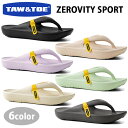 TAW & TOE トー&トー サンダル ZEROVITY SPORT セロビティ スポート リカバリーサンダル BLACK CREAM LAVENDER BE...
