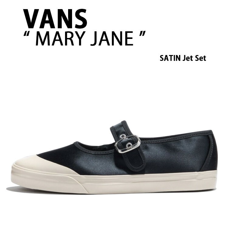 VANS バンズ スニーカー MARY JANE SATIN Jet Set VN000D34D6P メリージェーン サテン ジェットセット レディース 女性用 【中古】未使用品