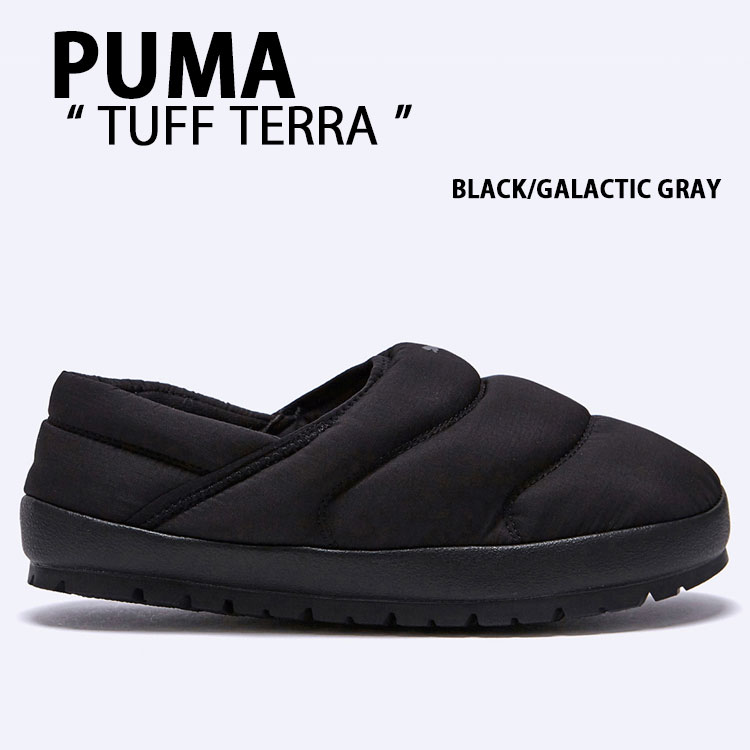 PUMA プーマ ミュール TUFF TERRA BLACK 402176-01 タフ テラ ブラック スリッポン シューズ サンダル スリッパ メンズ レディース 男性用 女性用【中古】未使用品