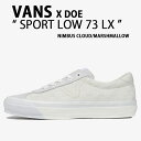 VANS バンズ スニーカー DOE SPORT LOW 73 LX NIMBUS CLOUD MARSHMALLOW VN000CR1CAB ディーオイー スポーツロー 73LX ニンバスクラウド マッシュマロ シューズ メンズ レディース【中古】未使用品