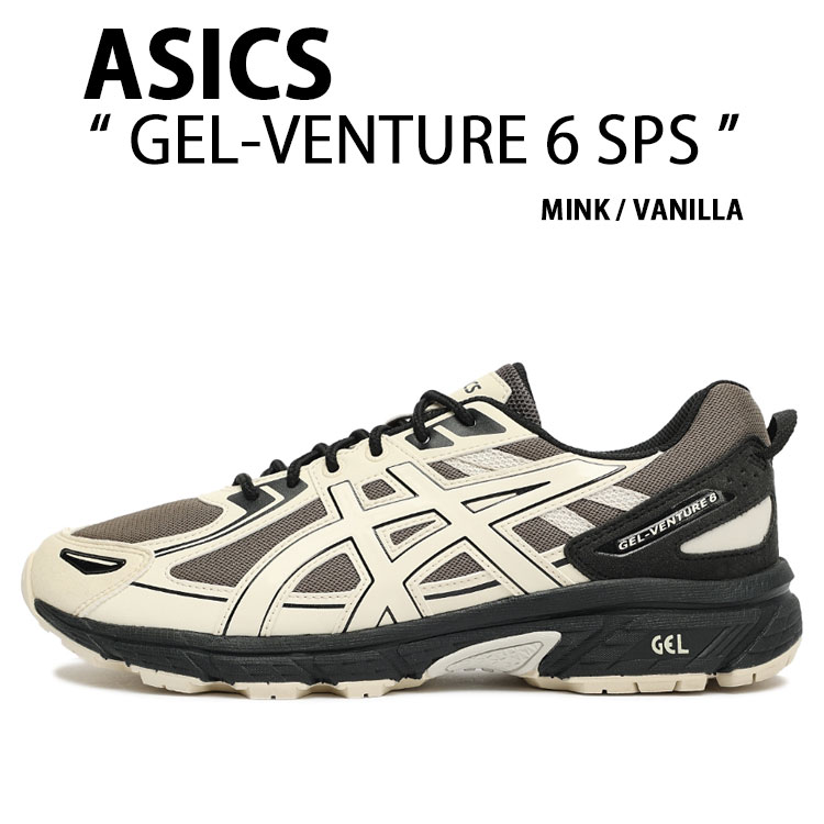 asics アシックス スニーカー GEL-VENTURE 6 SPS MINK VANILLA 1203A669-020 シューズ ゲルベンチャー6 ミンク バニラー ランニングシューズ メンズ レディース