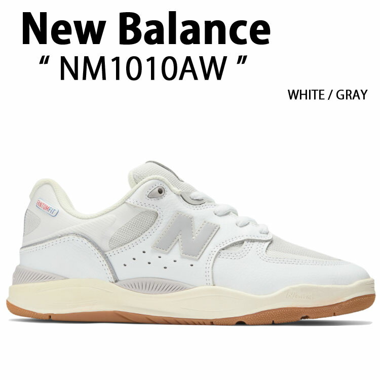 New Balance ニューバランス スニーカー NM1010 スケートボート NM1010AW WHITE GRAY シューズ SKATEBOARD ホワイト グレー メンズ【中古】未使用品
