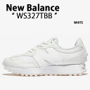 New Balance ニューバランス スニーカー WS327TBB WHITE ホワイト NewBalance327 ニューバランス327 レディース 女性用【中古】未使用品