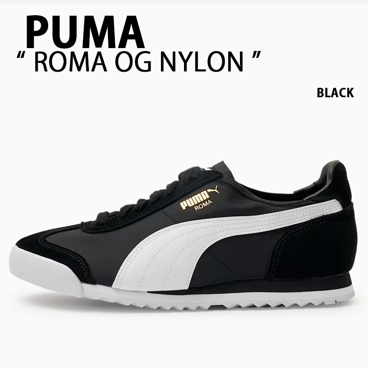PUMA★ プーマ スニーカー ROMA OG NYLON BLACK シューズ ロマOG pm-36240801.jpg