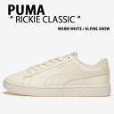 PUMA プーマ スニーカー RICKIE CLASSIC 394251-24 WHITE ALPINE SNOW リッキー クラシック ホワイト アルパインスノー メンズ レディース【中古】未使用品