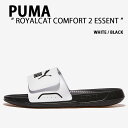 PUMA プーマ サンダル ROYALCAT COMFORT 2 ESSENTIAL 404281-02 シューズ WHITE BLACK ホワイト ブラック ...