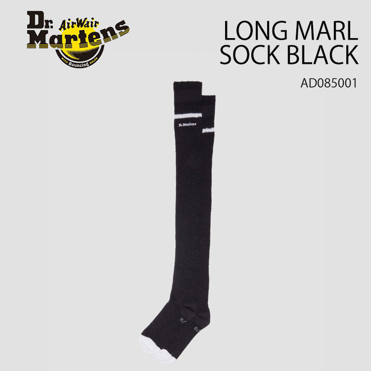 Dr.Martens ドクターマーチン 靴下 靴した ソックス Marl Long Organic Cotton Blend Socks BLACK AD085...