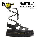 Dr.Martens ドクターマーチン レディース サンダル ストラップサンダル NARTILLA SANDAL BLACK 31617001 シューズ ナルティラサンダル ブラック グラディエーターサンダル 厚底【中古】未使用品(4)