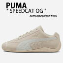 PUMA プーマ スニーカー SPEEDCAT OG ALPINE SNOW PUMA WHITE 398846-23 スピードキャット オリジナル アルパイン...