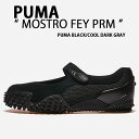 PUMA プーマ シューズ MOSTRO FEY PRM PUMA BLACK COOL DARK GRAY PKI40106201 モストロ フェイ プレミアム プーマブラック クールダークグレイ シューズ スパイクソール モンスター メリージェーンシルエット バレエコア レディース【中古】未使用品