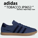 adidas originals アディダス レディース スニーカー TOBACCO JP9652 Dark Blue / Night Indigo / Gum シューズ ダークブルー ナイトインディゴ ガムソール 本革 女性用【中古】未使用品