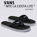 VANS バンズ サンダル MTE LA COSTA LITE BLACK WHITE VN0A38CUY28 MTE ラコスタ ライト ブラック ホワイト ビ...