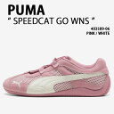 PUMA プーマ レディース スニーカー SPEEDCAT GO WNS 403589-06 PINK WHITE シューズ スピードキャットゴー ドライビング...