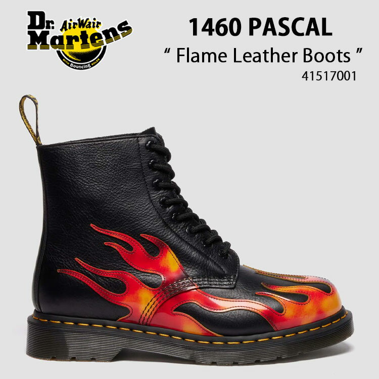 Dr.Martens ドクターマーチン 8ホールブーツ 1460 PASCAL FLAME 41517001 シューズ 1460パスカルフレー..