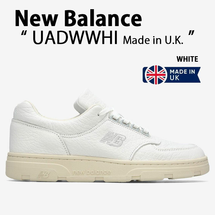 New Balance ニューバランス メンズ スニーカー UADWWHI シューズ Made in UK Allerdale アラーデール ロゴ WHITE ホワイト【中古】未使用品