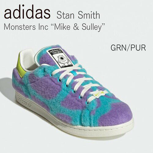 【ポイント2倍!スーパーSALE期間限定】adidas アディダス スニーカー STAN SMITH モンスターズインク スタンスミス Disney Pixar Mike & Sulley Monsters Inc ディズニー GZ5990【中古】未使用品