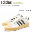 adidas アディダス スニーカー Rivalry Lo Superstar ライバルリー スーパースター FW6094 メンズ レディース 男女共用 男性用 女性用【中古】未使用品