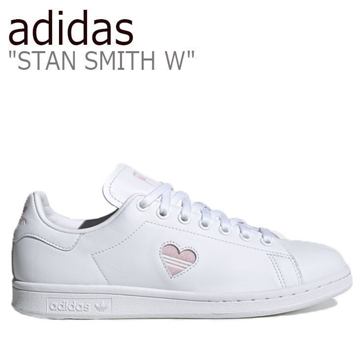 adidas アディダス スニーカー スタンスミス STAN SMITH ピンク ハート FX0059 メンズ レディース 男女共用 男性用 女性用【中古】未使用品のサムネイル