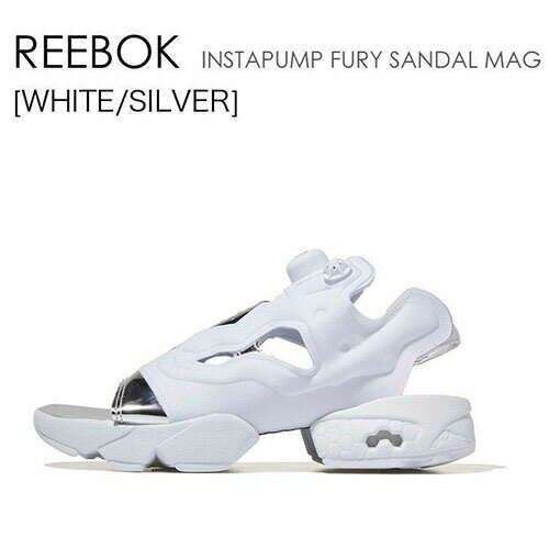 REEBOK リーボック スニーカー INSTAPUMP FURY Sandal MAG ホワイト シルバー ポンプ サンダル BD3186 リーボック未使用品