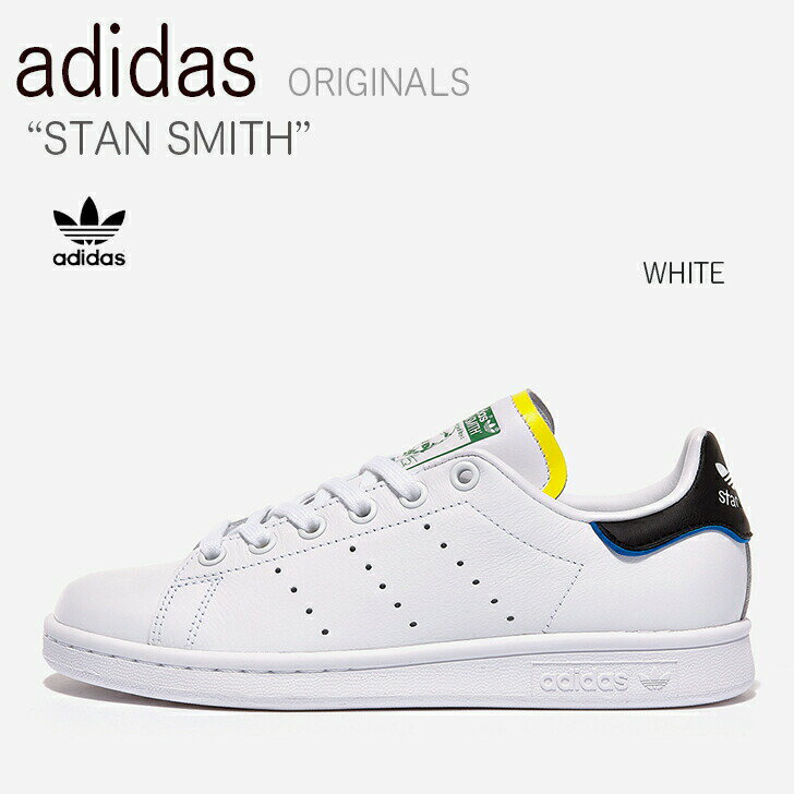 adidas アディダス スニーカー STAN SMITH スタンスミス ホワイト イエロー FY2357【中古】未使用品