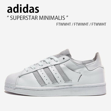 adidas アディダス スニーカー SUPERSTAR MINIMALIS ICONS スーパースター ミニマリスト アイコン FTWWHT FTWWHT FTWWHT ホワイト FZ3547 メンズ レディース 男性用 女性用 男女共用 ユニセックス 【中古】未使用品